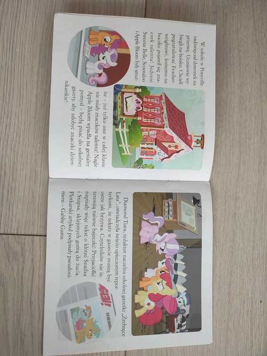 Książka dla dzieci bajki My little pony Sekrety Ponyville