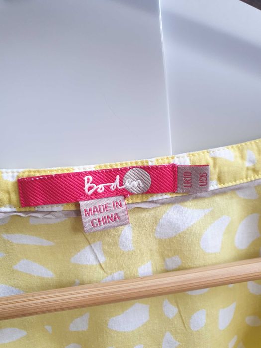 Żółta bluzka koszula t-shirt Boden 36 38