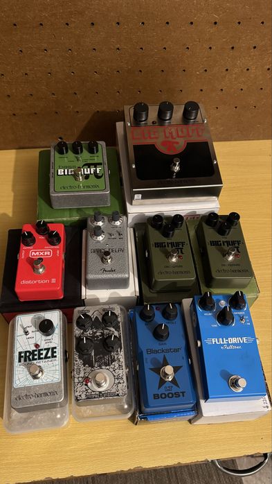 Pedais Guitar Boss TC Electronic Line 6 Electro Harmonix Fulltone MXR