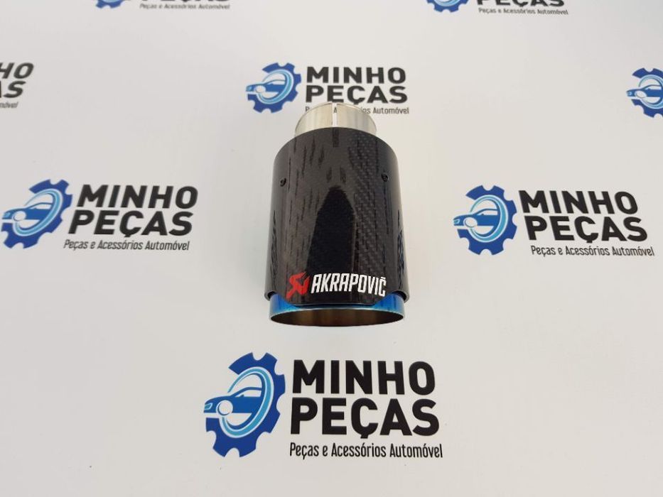 Ponteira Look Akrapovic Azul