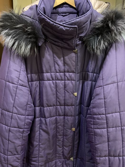 Kurtka fioletowa bardzo ładna duży rozmiar
