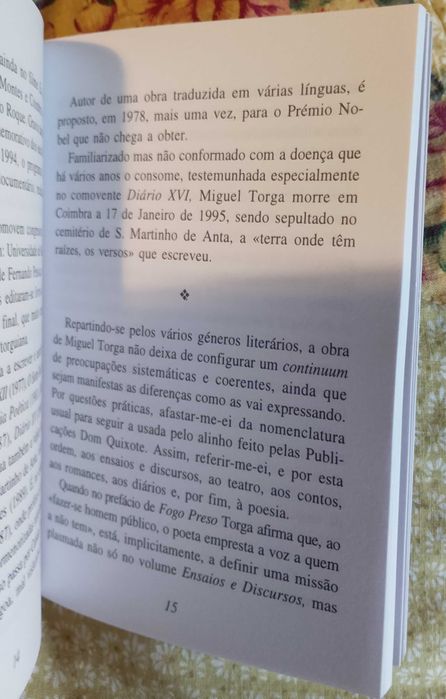 O essencial sobre Miguel Torga, Isabel Vaz Ponce de Leão