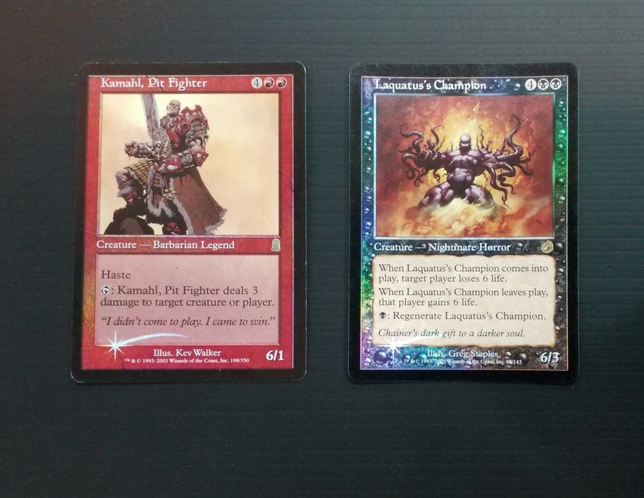 Magic The Gathering [MTG], Kamahl, Pit Fighter & Laquatus's Champion (FOIL)
