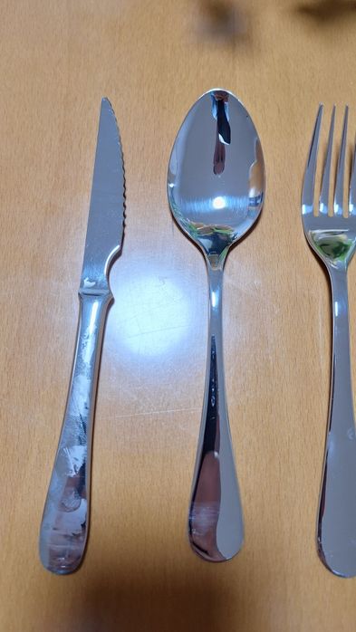 Conjunto de 150 talheres mesa inox