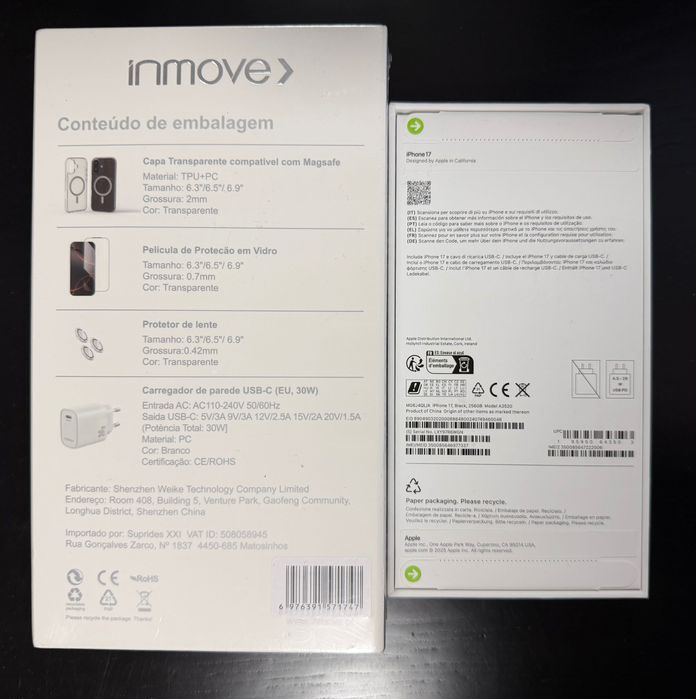 iPhone 17 256GB - NOVO com garantia