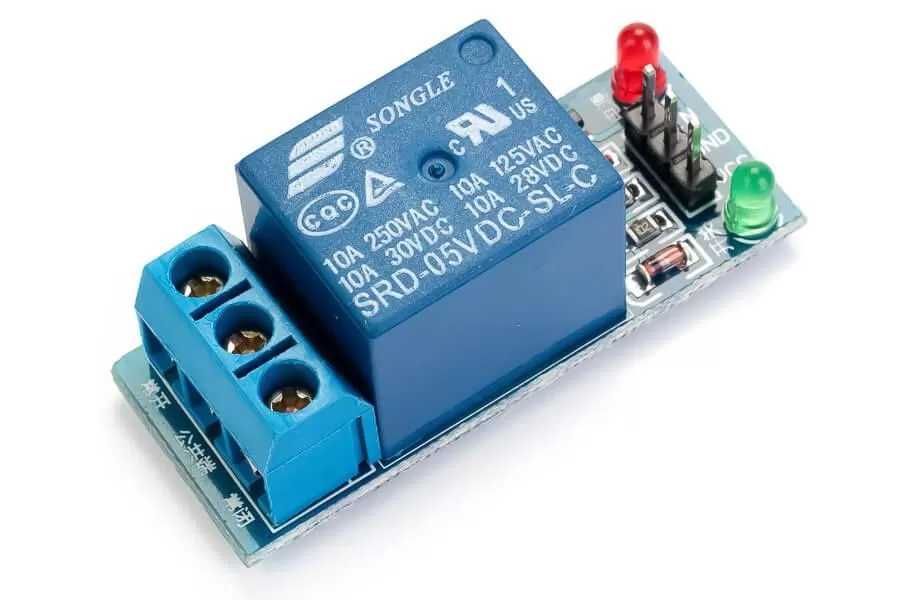 Реле электромеханическое(с задержкой) 10А 5V/12V/24V Ардуино