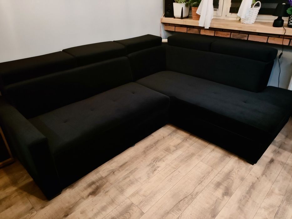 Narożnik z funkcją spania okazja - nowy