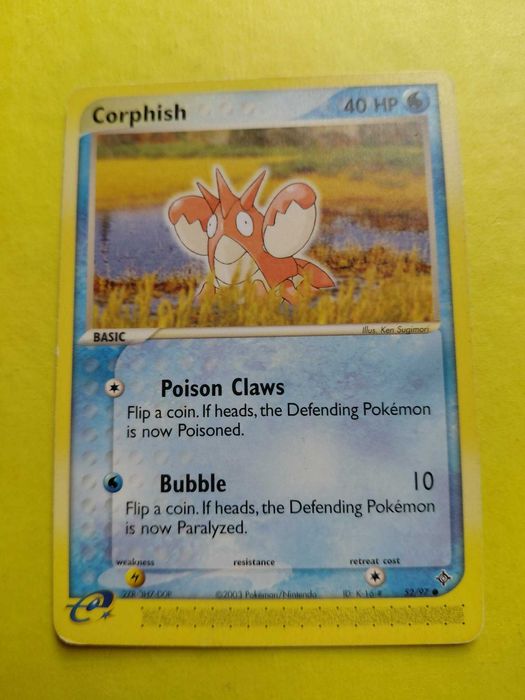 Pokemon Card - Corphish 40 HP