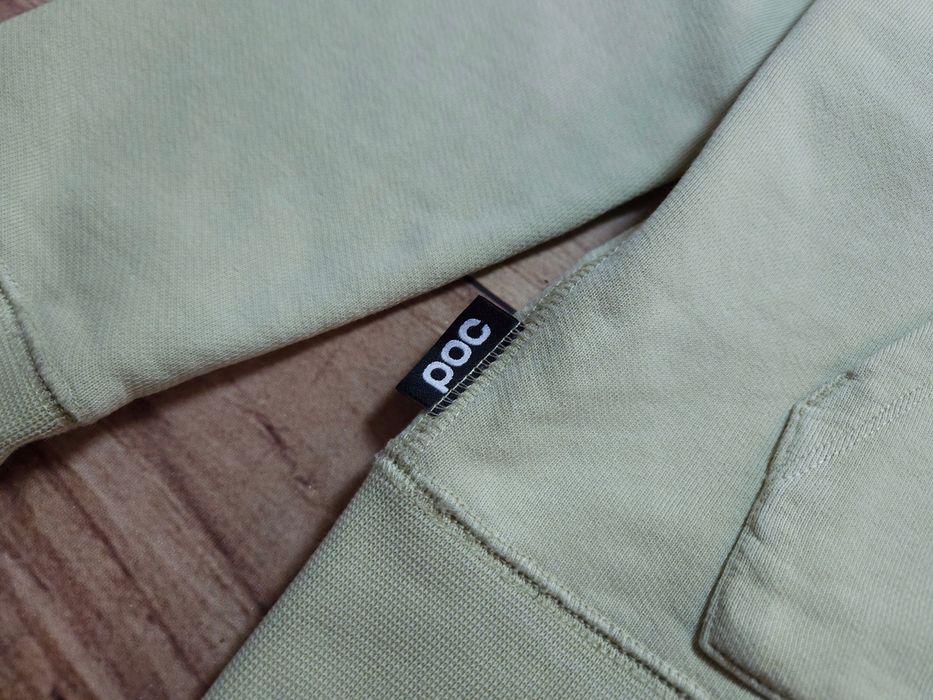 POC Bluza Męska z Kapturem Zielona Logo r. L