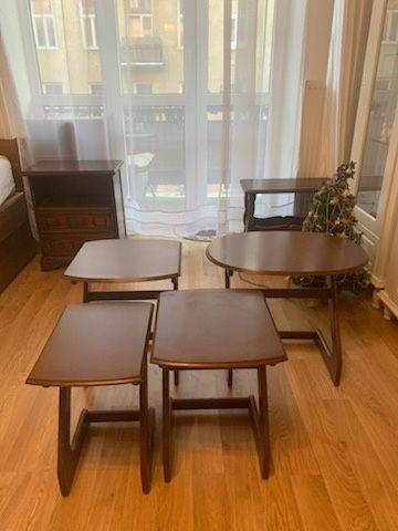 4x Stolik , Ława składana  z czterech części