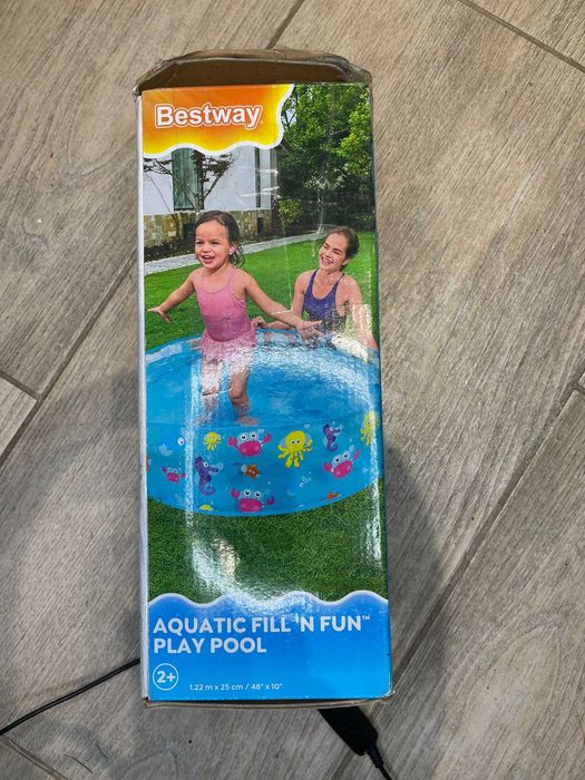 Basen dziecięcy Bestway Aquatic Fill ’N Fun 122x25 cm