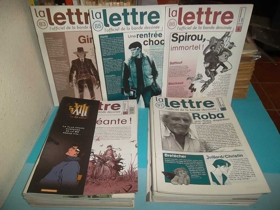 LA LETTRE - Magazine de BD da DARGAUD - Lote 85 Revistas