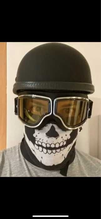 Gola caveira, máscara facial, lenço, balaclava moto