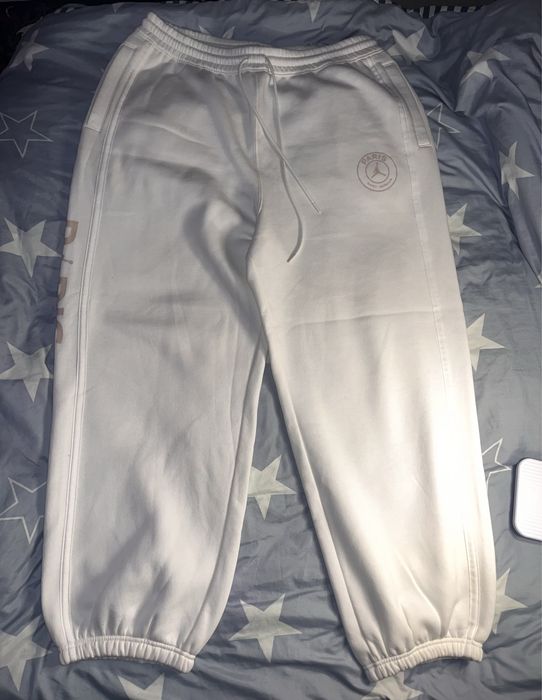 штаны белые jordan paris