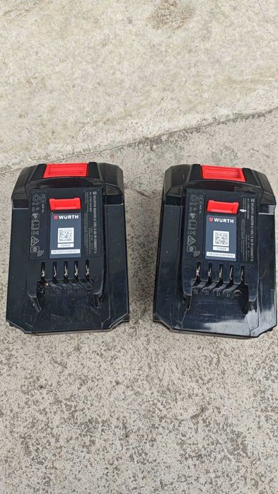 2x Akumulator 18v wurth m-cube 5Ah