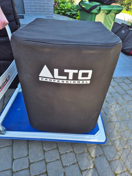 2x Subwoofer aktywny Alto TS318s, z crossoverem, stan idealny, 3 imprezy, pokrowiec
