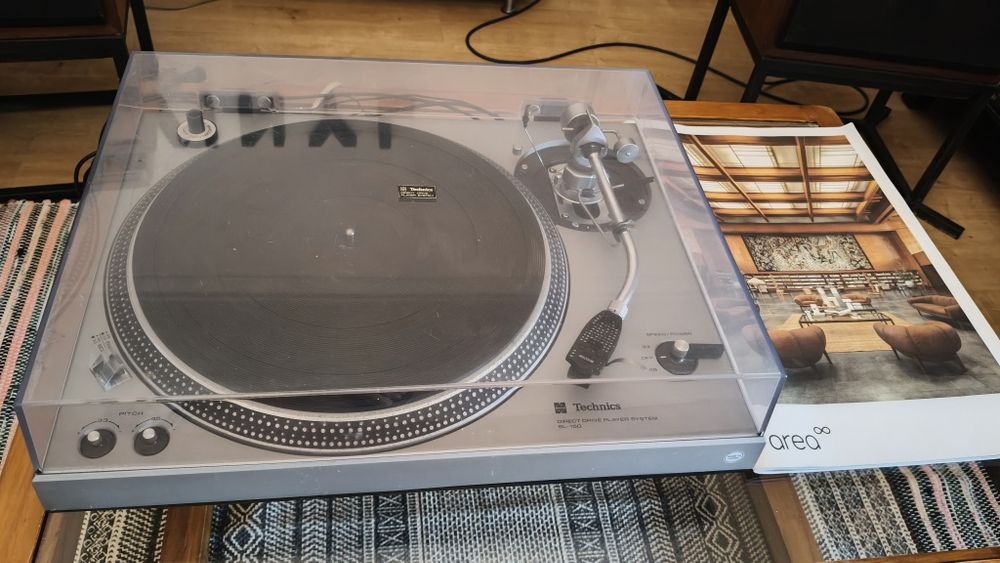 Gira discos Technics sl150 com braço SME