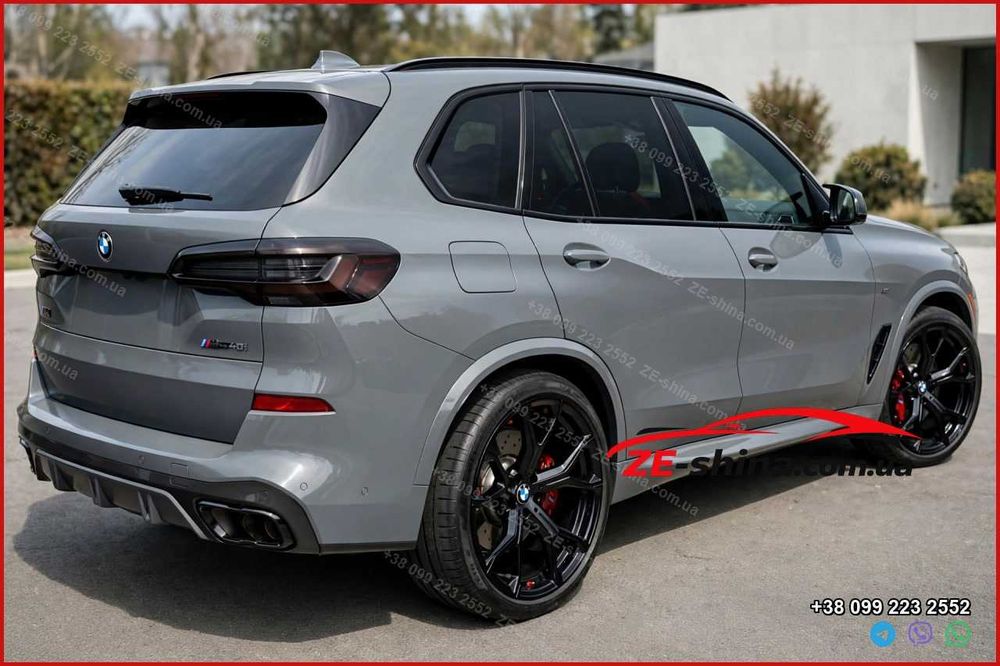 Диски BMW 741M R21 5x112 різноширокі 9.5J/10.5J Gloss Black X5M F95 X6M F96 Competition X5 X6 Нові