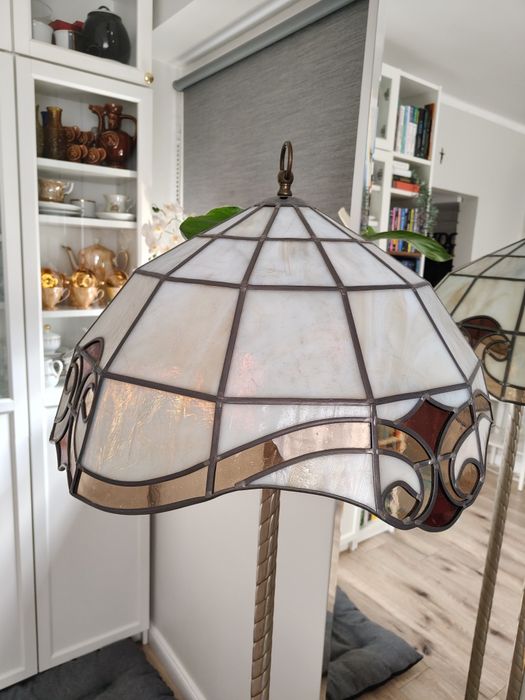 Lampa witrażowa podłogowa