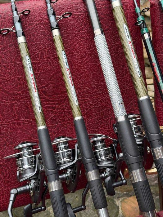 Спиннинг телескоп Навигатор 2.1-3.9м + катушка 3000-6000 шпуля метал