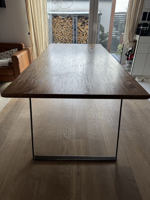 Henders Hazel stol drewniany dębowy dąb 220x100 jak kler ikea jysk ...