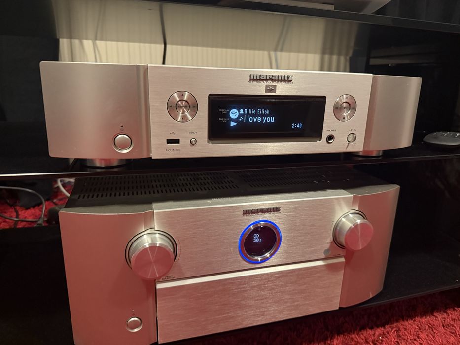 Marantz NA8005 streamer sieciowy odtwarzacz audio  + pilot ! Srebrny
