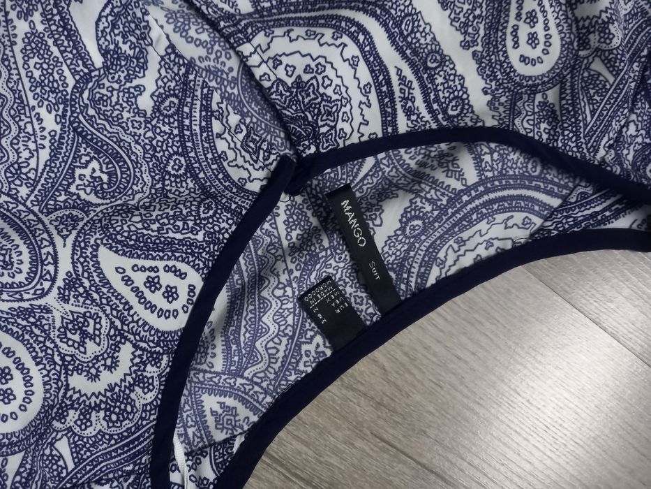 Sukienka Tunika Mango Suit roz S 36 boho etno rękaw 3/4
