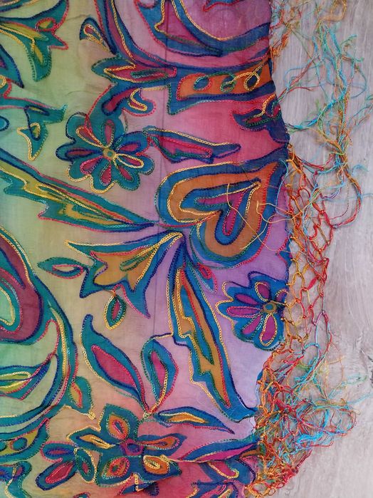 Chusta, szal apaszka frędzle