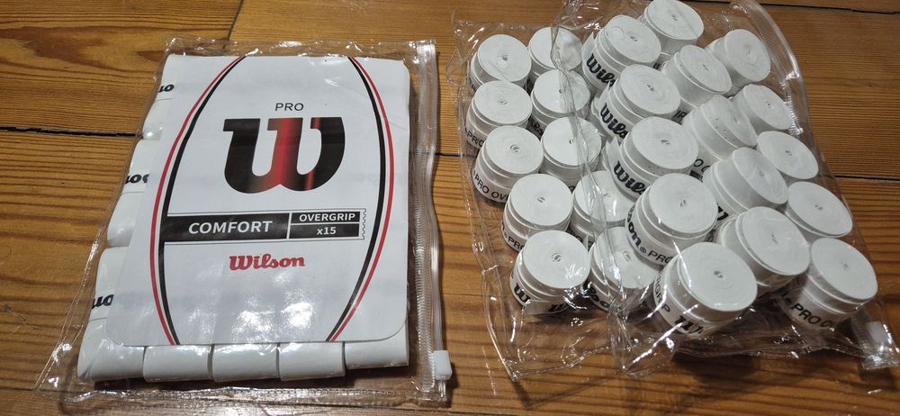 Overgrips Wilson Padel Tenis Badminton Squash - novo stock