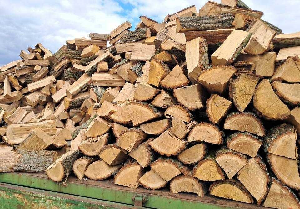 Drewno kominkowe dąb zdrowy gruby opał na zimę