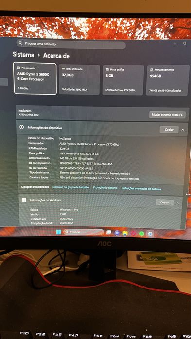 Pc gamer com leds