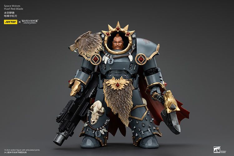 Фігурка warhammer40k JoyToy Space Wolves Hvarl Red-Blade 1/18