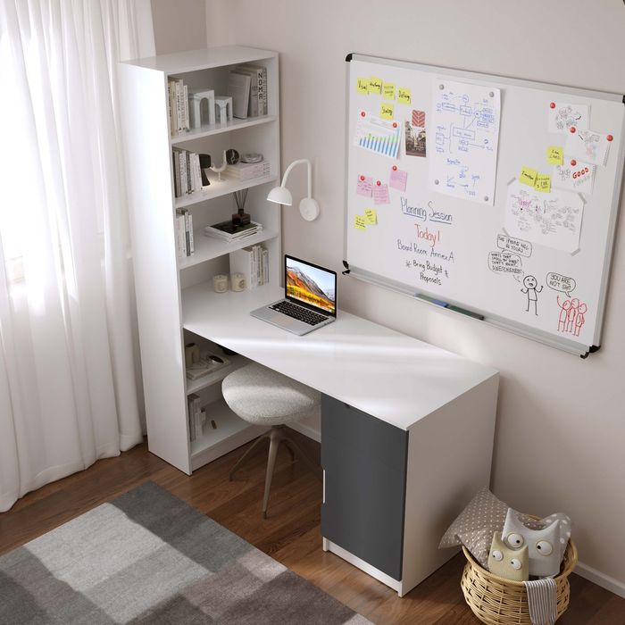 Стіл письмовий з надбудовою стелаж тумба шухляда полка