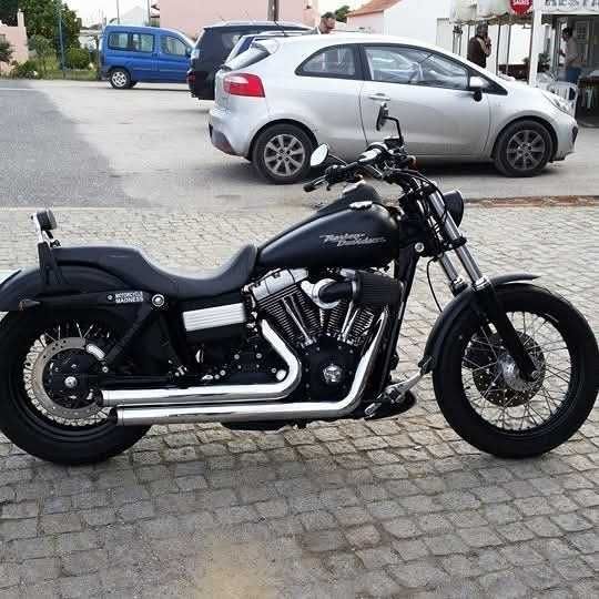Vendo ou Troco por Auto.                       - Harley Davidson Dyna FXDB Street Bob 1584 cc