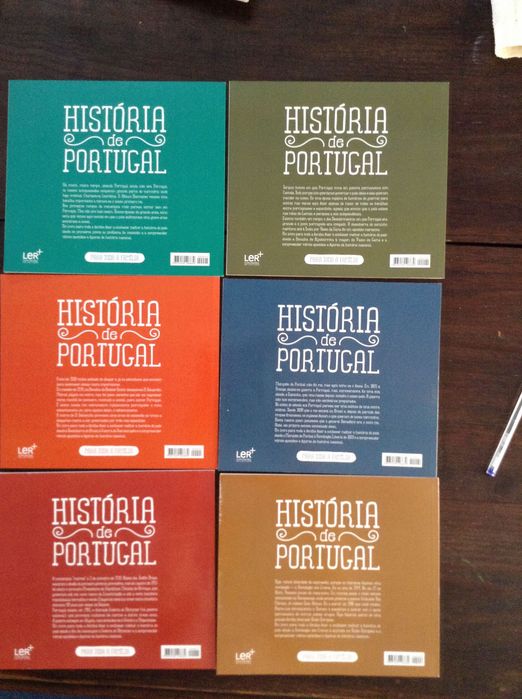 6 livros História de Portugal