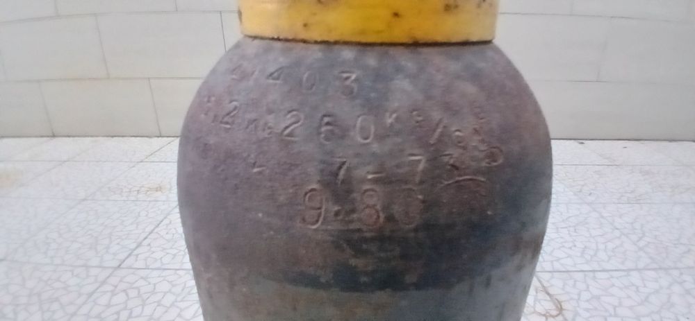 Botija de Nitrogénio Industrial Vintage – Faber / OIMAS Milano – 9,8L