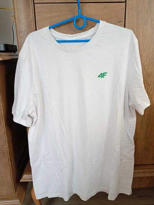 Koszulka męska 4f biała t-shirt 4XL