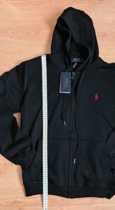 Hoodie com fecho Preto Polo Ralph Lauren