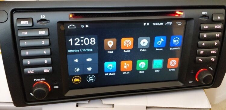 Магнитола, Аатомагнитола "7BMW e53, e39, e46,e38, Android BMW