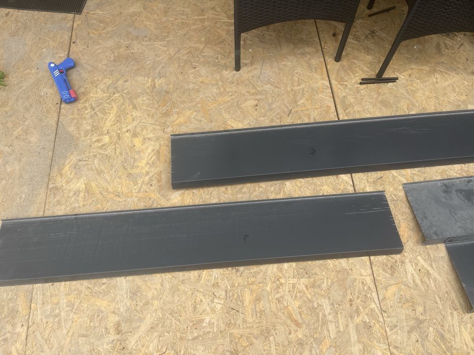 Parapety blaszane Antracyt RAL 7016