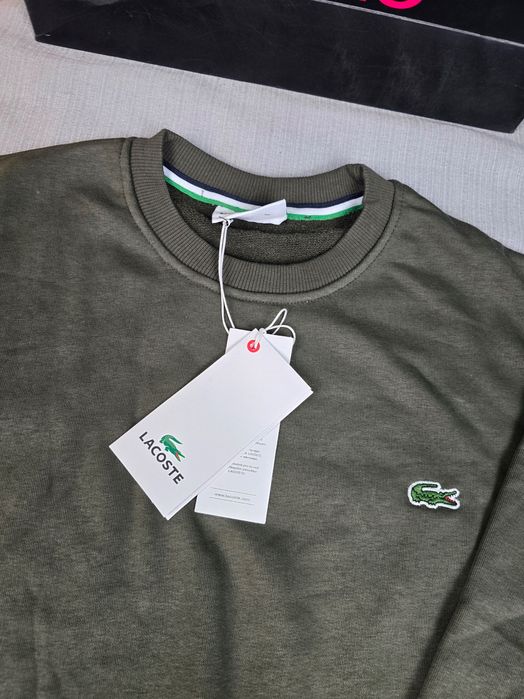 Męska bluza przez głowę Lacoste kolory mały znaczek premium M-XXXL