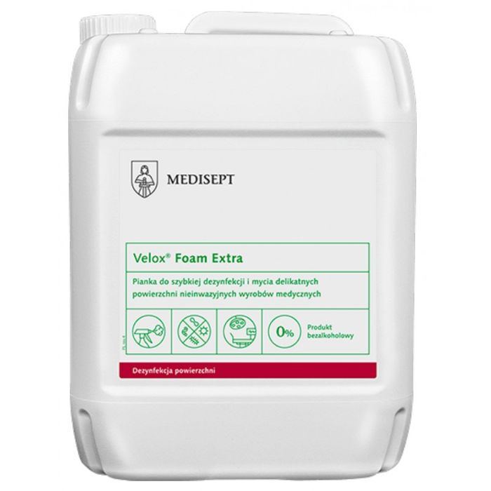 Pianka Do Dezynfekcji Medisept Velox Foam Extra 5 L Preparat Uniwersalny Do Wyrobów Medycznych Profesjonalny