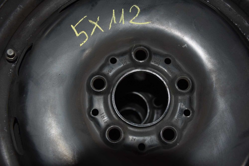 Opony zimowe + felgi stalowe Michelin R15 175/65 5x112 51/2Jx15H2