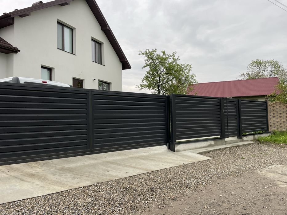 паркан,огорожа  Ранчо та Жалюзі, ворота розпашні, ворота розсувні