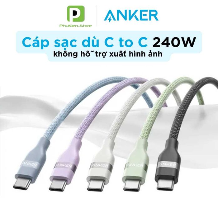 Новый Кабель Anker Nano USB-C to USB-C 240W