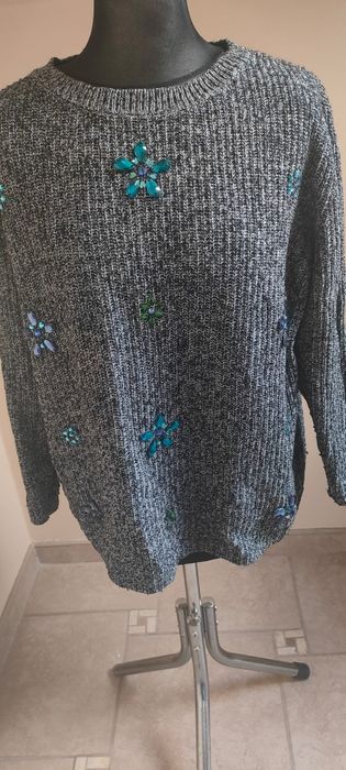 Sweter z cekinami Oui rozm 44
