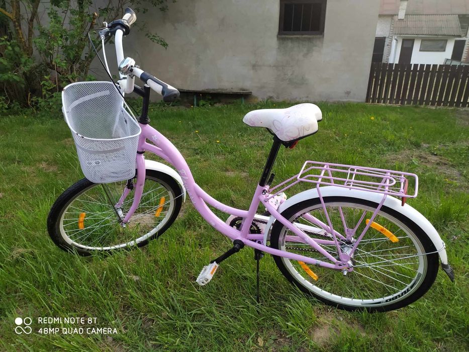 Rower damski z koszykiem Oszczywilk • OLX.pl