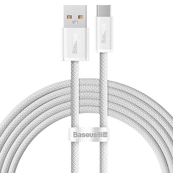 Baseus Dynamic Series kabel USB - USB Typ C 100W 2m biały (CALD)