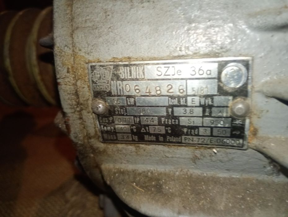 Silnik nisko obrotowy 1.5 KW