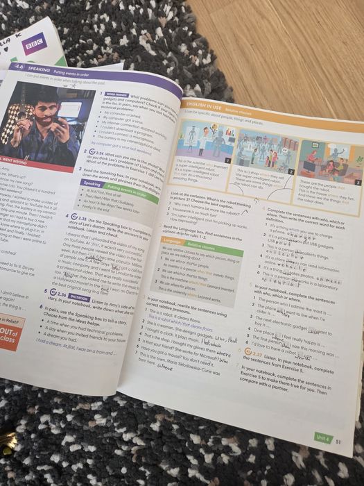 English class, student's book. A2+ Pearson